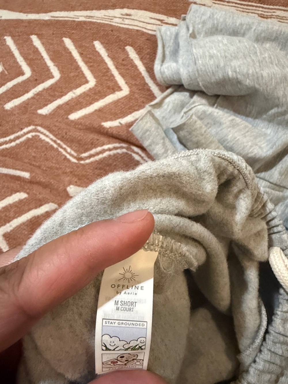 aerie Light Gray Wide Leg Sweatpants - Picture 3 of 5